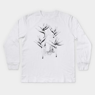 among friends – outline I Kids Long Sleeve T-Shirt